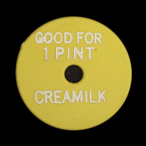 Canada, Silverwood Dairies Ltd., 1 chopine de lait creamilk : 1955