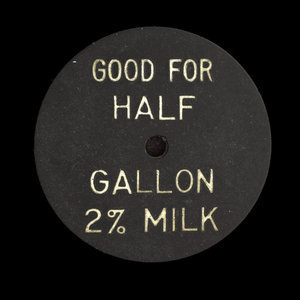 Canada, Silverwood Dairies Ltd., 1/2 gallon de lait 2% : avril 1960