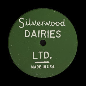 Canada, Silverwood Dairies Ltd., 1 pinte de lait 2% : avril 1960