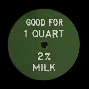 Canada, Silverwood Dairies Ltd., 1 pinte de lait 2% : avril 1960