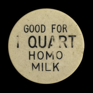 Canada, Crystal Dairy Ltd., 1 pinte de lait homogénéisé :