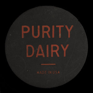 Canada, Purity Dairy, 1 chopine de lait creamo : 1970