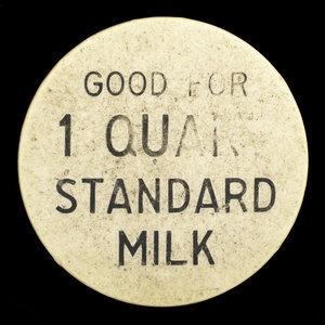 Canada, Purity Dairy, 1 pinte de lait standard : 1970