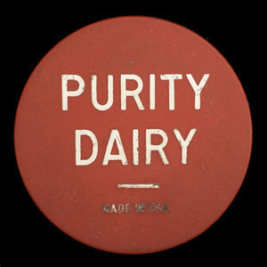 Canada, Purity Dairy, 1 pinte de lait homogénéisé : 1970