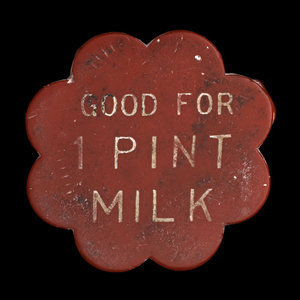 Canada, McLennan Dairy, 1 chopine de lait :