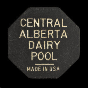 Canada, Central Alberta Dairy Pool, 1 pinte de lait : 1967