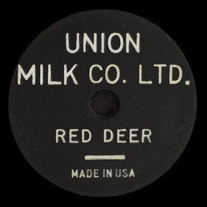 Canada, Union Milk Co. Ltd., 1 pinte de lait homogénéisé :