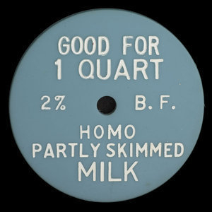 Canada, Union Milk Co. Ltd., 1 pinte de lait homogénéisé 2% :