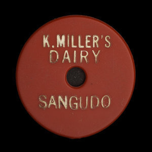 Canada, K. Miller's Dairy, 1 pinte de lait :