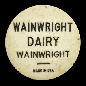 Canada, Wainwright Dairy Ltd., 1 pinte de lait :