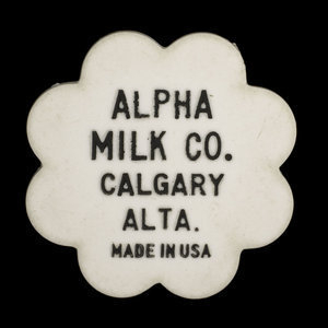 Canada, Alpha Milk Co., 1 litre de lait écrémé :