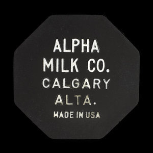 Canada, Alpha Milk Co., 1 sac de lait homogénéisé :