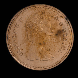 Canada, Élisabeth II, 1 cent : 1980