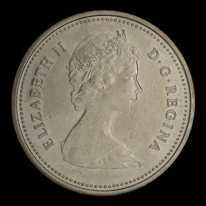 Canada, Élisabeth II, 25 cents : 1981