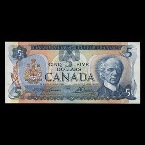 Canada, Banque du Canada, 5 dollars : 1979