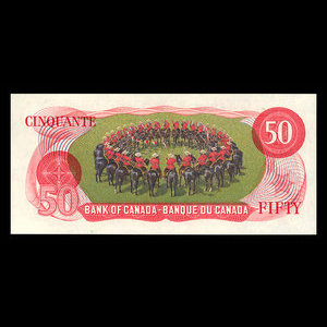 Canada, Banque du Canada, 50 dollars : 1975