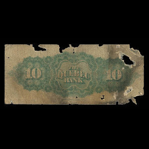 Canada, Banque de Québec, 10 dollars : 2 janvier 1863