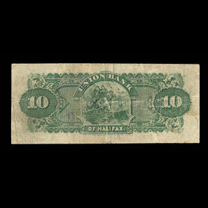 Canada, Union Bank of Halifax, 10 dollars : 1 avril 1900