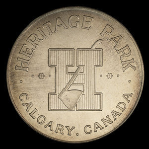 Canada, Heritage Park, 1 admission, adulte : juillet 1964