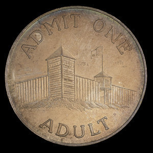 Canada, Heritage Park, 1 admission, adulte : juillet 1964