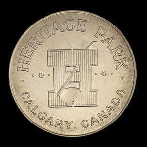 Canada, Heritage Park, 1 admission, enfant : juillet 1964