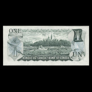 Canada, Banque du Canada, 1 dollar : 1973