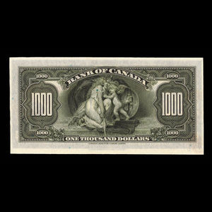 Canada, Banque du Canada, 1,000 dollars : 1935