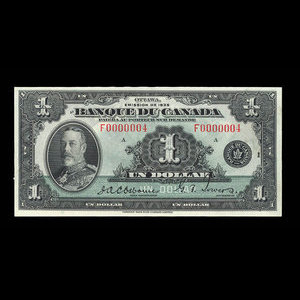 Canada, Banque du Canada, 1 dollar : 1935