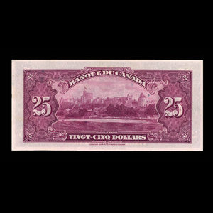 Canada, Banque du Canada, 25 dollars : 6 mai 1935