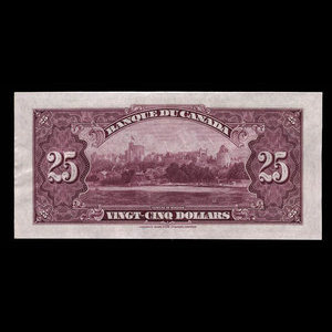 Canada, Banque du Canada, 25 dollars : 6 mai 1935