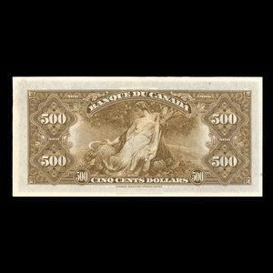 Canada, Banque du Canada, 500 dollars : 1935