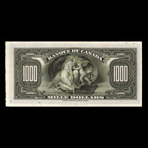 Canada, Banque du Canada, 1,000 dollars : 1935