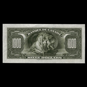 Canada, Banque du Canada, 1,000 dollars : 1935