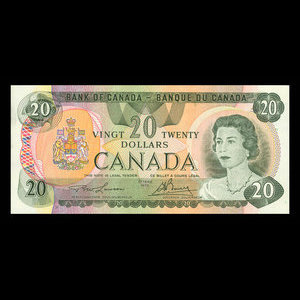 Canada, Banque du Canada, 20 dollars : 1979