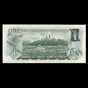 Canada, Banque du Canada, 1 dollar : 1973