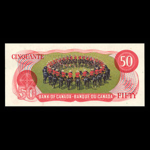 Canada, Banque du Canada, 50 dollars : 1975