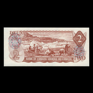 Canada, Banque du Canada, 2 dollars : 1974