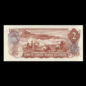 Canada, Banque du Canada, 2 dollars : 1974