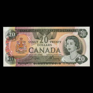 Canada, Banque du Canada, 20 dollars : 1979