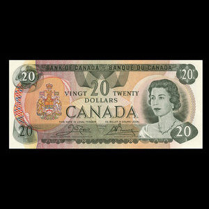 Canada, Banque du Canada, 20 dollars : 1979