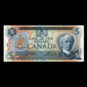 Canada, Banque du Canada, 5 dollars : 1979