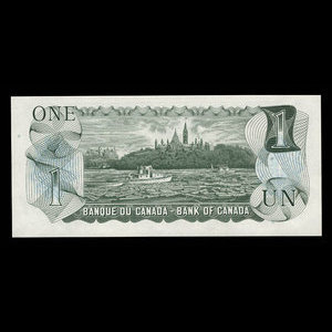 Canada, Banque du Canada, 1 dollar : 1973