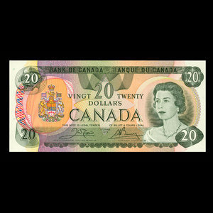 Canada, Banque du Canada, 20 dollars : 1979