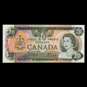 Canada, Banque du Canada, 20 dollars : 1979