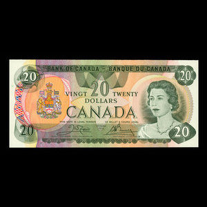 Canada, Banque du Canada, 20 dollars : 1979