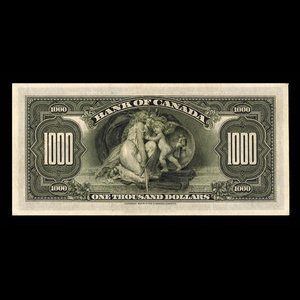 Canada, Banque du Canada, 1,000 dollars : 1935