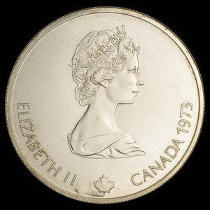 Canada, Élisabeth II, 5 dollars : 1973