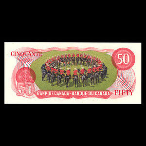 Canada, Banque du Canada, 50 dollars : 1975