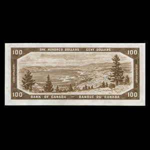 Canada, Banque du Canada, 100 dollars : 1954