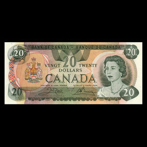 Canada, Banque du Canada, 20 dollars : 1979